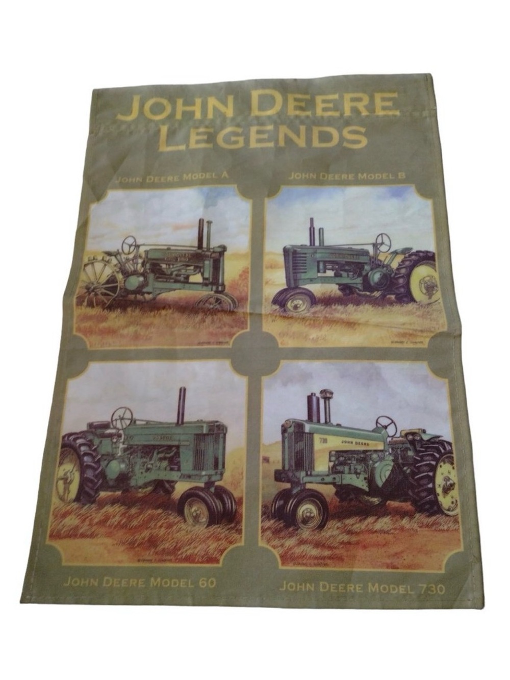 John Deere Green & Yellow Tractor Legends Panel Art